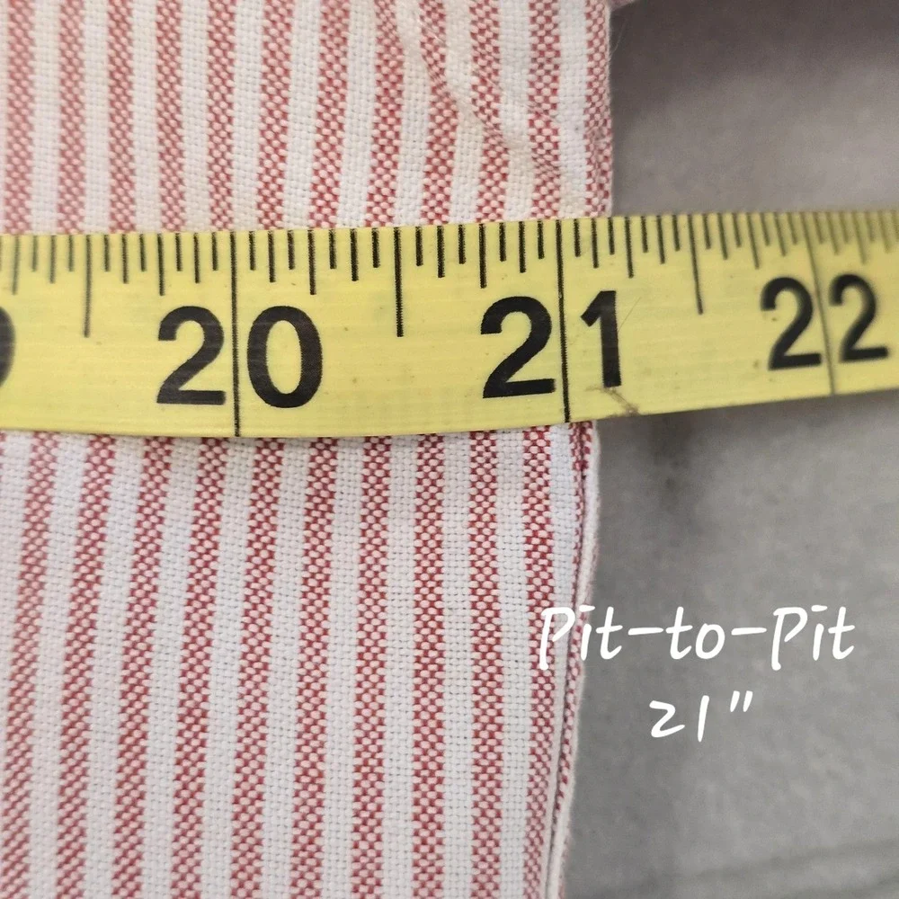 Ralph Lauren‎ Shirt Boys 6 Mauve White Stripe Button Down Oxford Long Sleeve